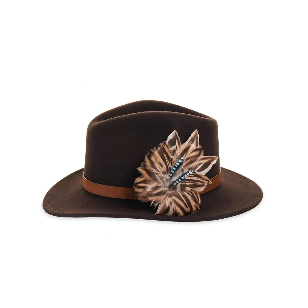 Felt Fedora - Brown