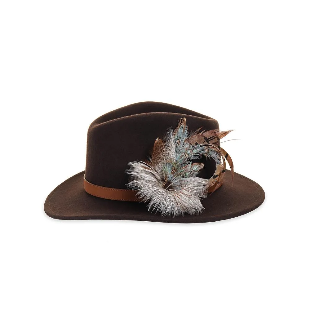 Felt Fedora - Brown