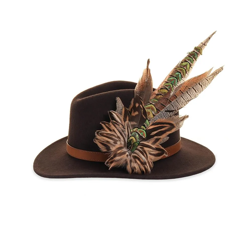 Felt Fedora - Brown