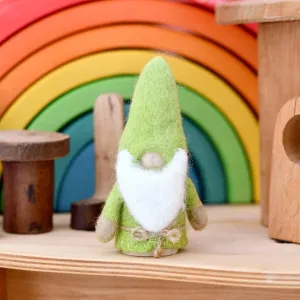 Felt Lime Green Gnome