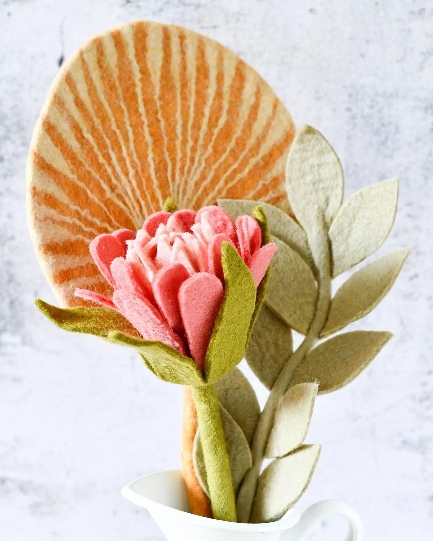 Felt Protea Flower