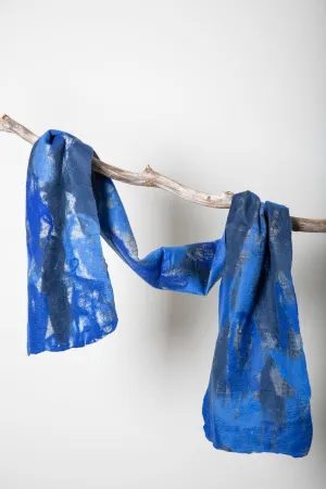 Felted Silk Scarf