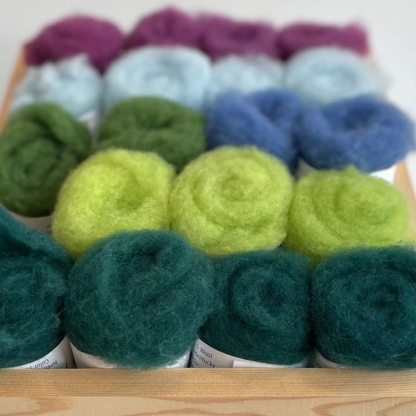 Felted Sky : Felter's Palette Wool Batting