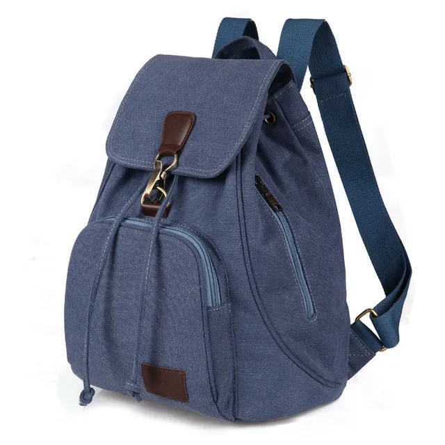 Female Canvas Backpack