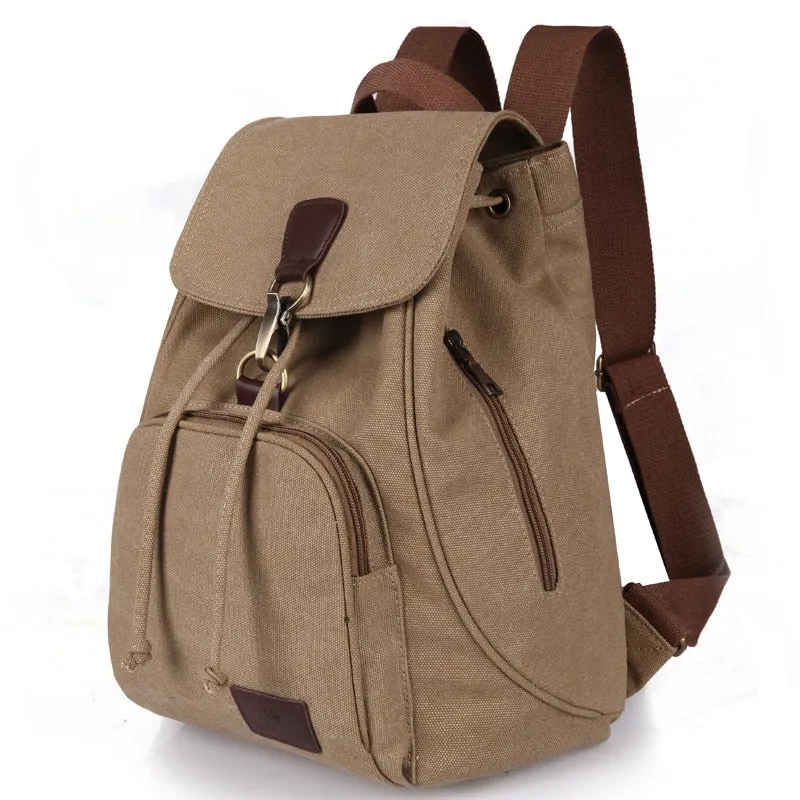 Female Canvas Backpack