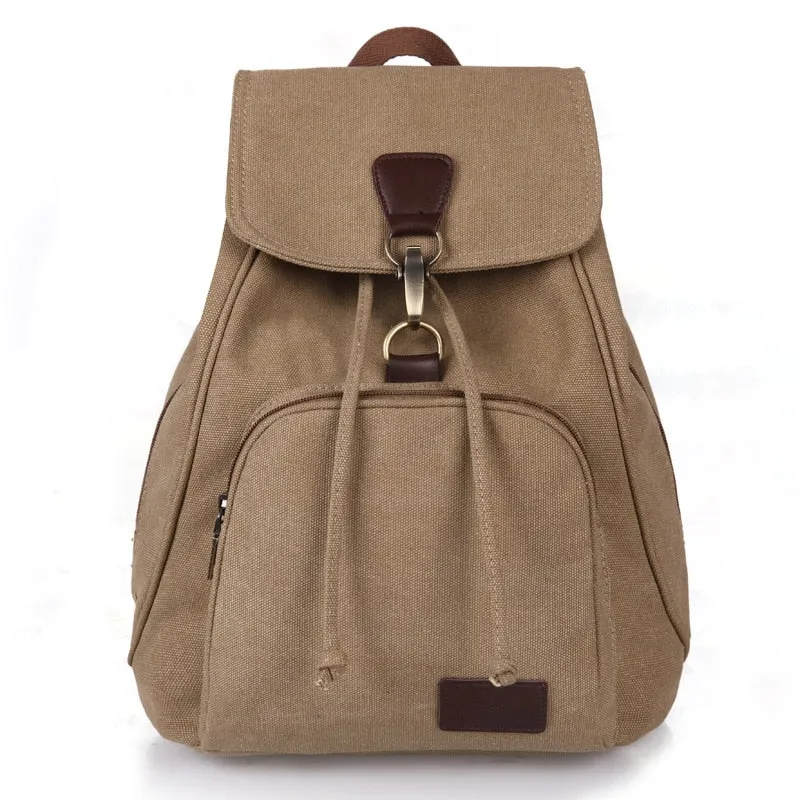 Female Canvas Backpack