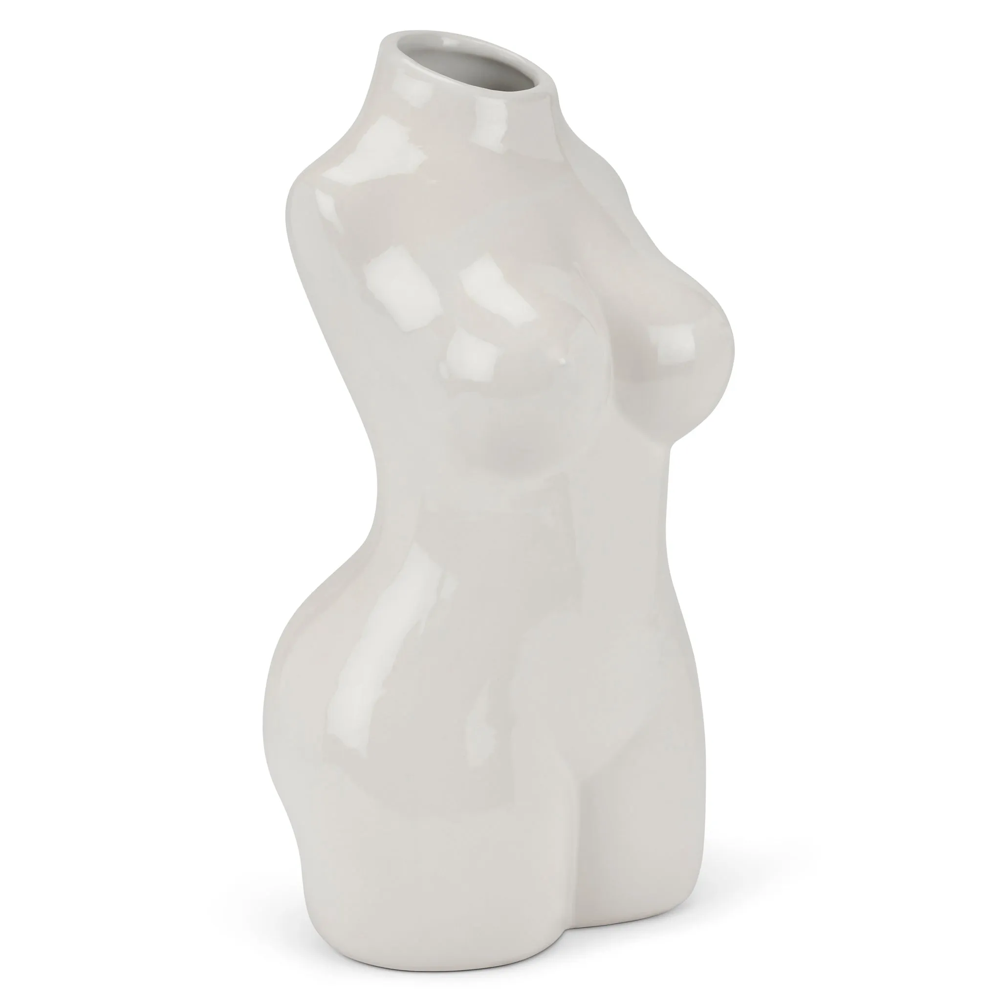 Female Silhouette Body Vase - 29cm - Assorted Colours