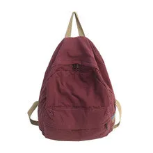 Female student outdoor leisure travel nylon backpack