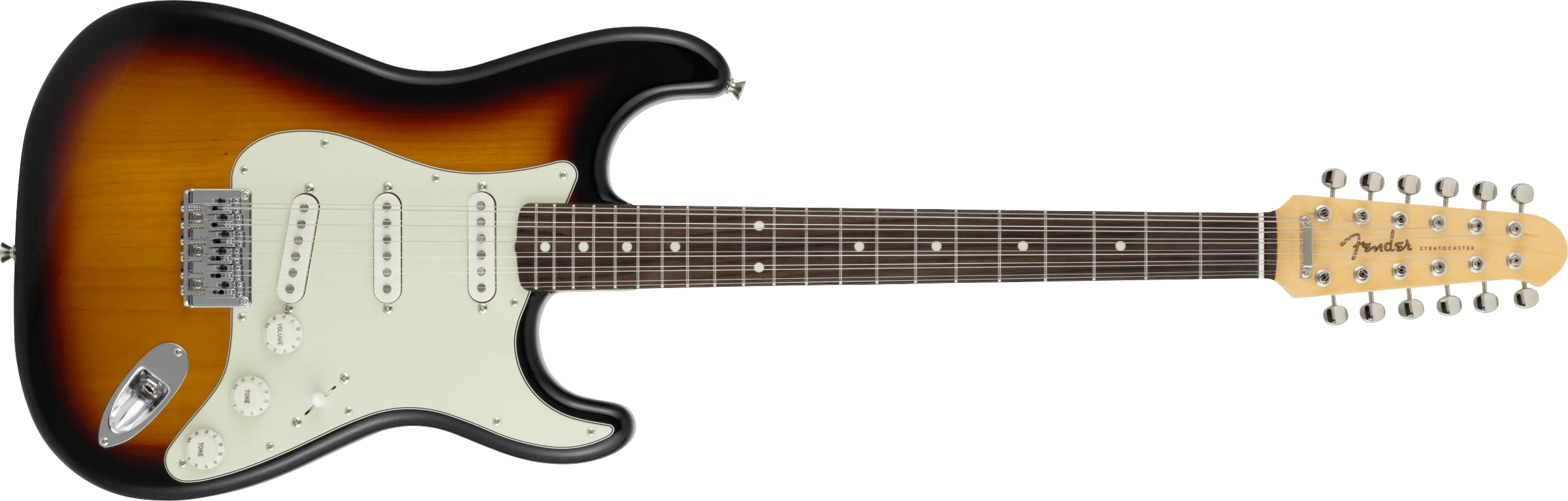 Fender Made in Japan Limited Stratocaster XII - 3-Colour Sunburst