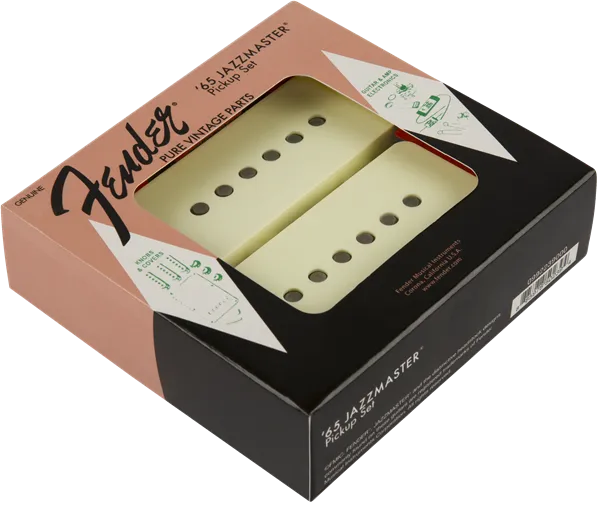 Fender Pure Vintage 65 Jazzmaster Pickup Set Vintage White 2