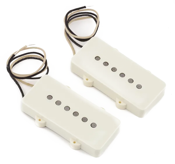 Fender Pure Vintage 65 Jazzmaster Pickup Set Vintage White 2