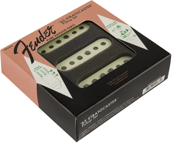 Fender Pure Vintage '65 Strat® Pickup Set - Vintage White (3)