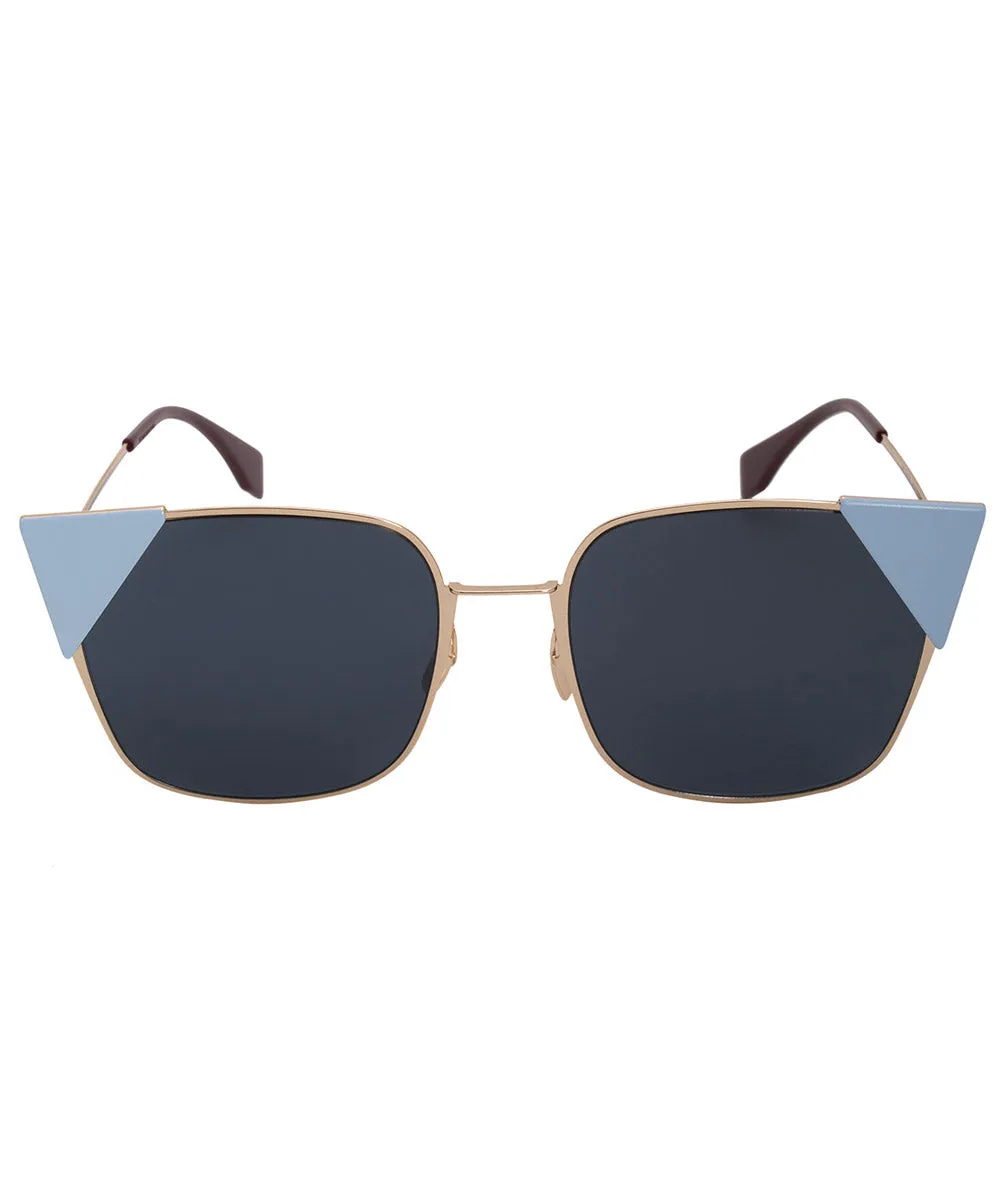 Fendi Lei Square Sunglasses FF0191S 000 A9 55