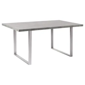 Fenton - Dining Table - Brushed Steel