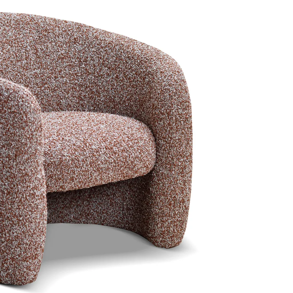 Ferguson Armchair - Rustic Brown Boucle