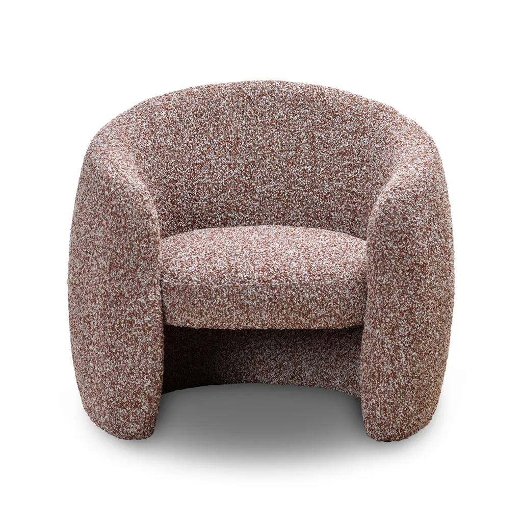 Ferguson Armchair - Rustic Brown Boucle