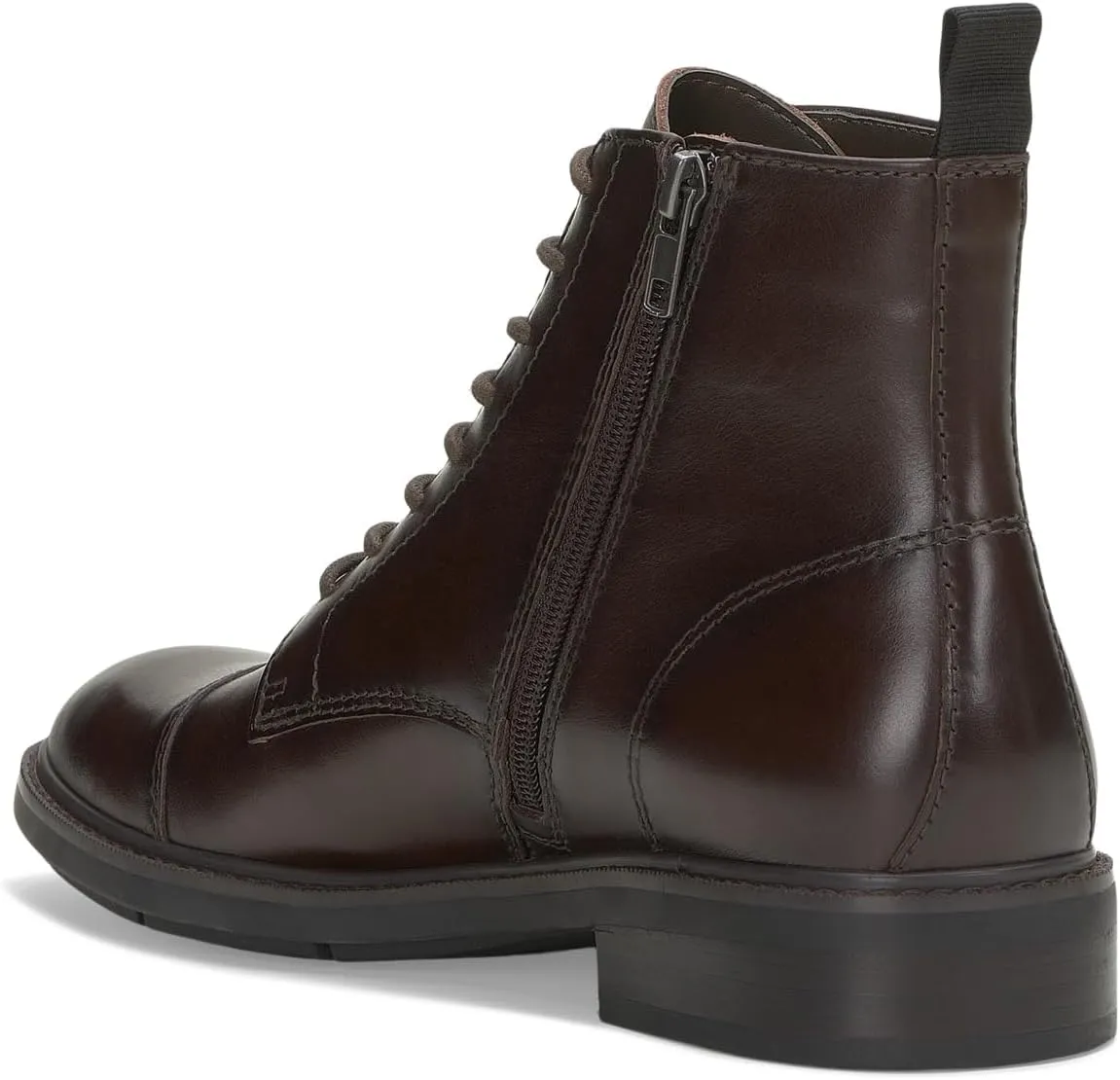 Ferko Lace-Up Cap Toe Boot Vince Camuto, Dark Brown