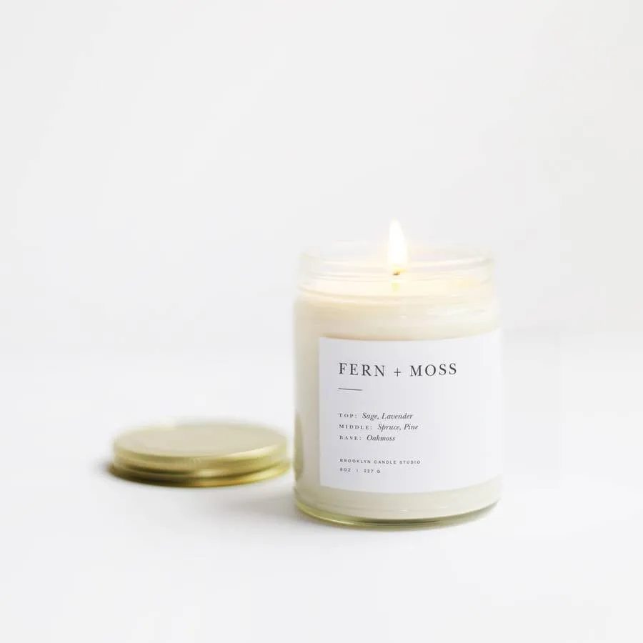 Fern & Moss Minimalist Candle