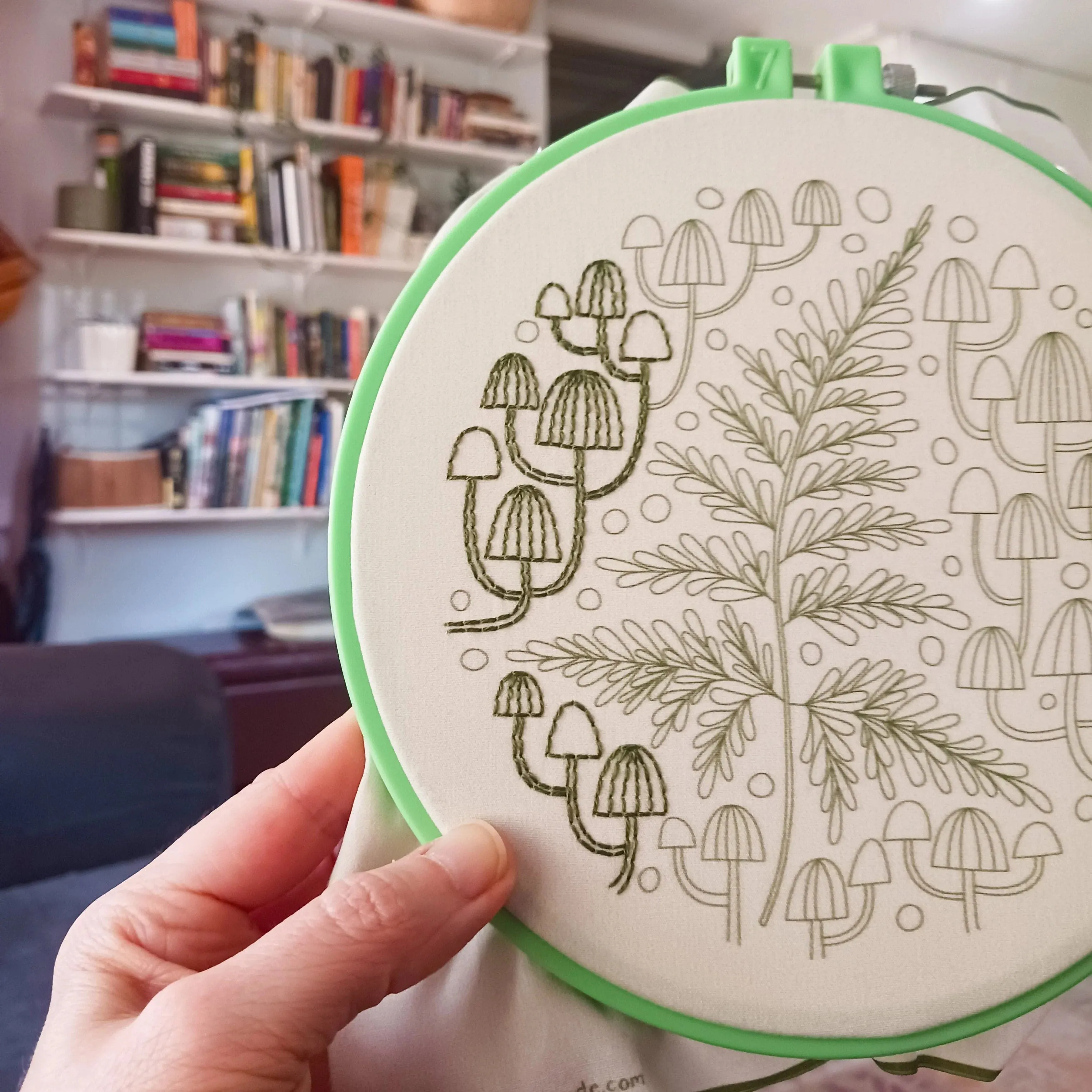 Fern   Friends Embroidery Kit - Cozyblue Handmade