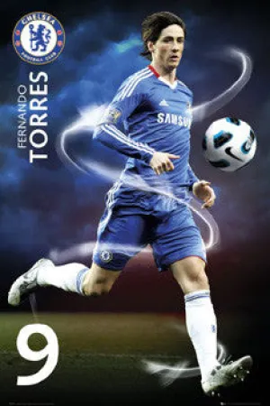 Fernando Torres "Chelsea Star" Chelsea FC Soccer Poster - GB Eye (UK)