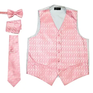 Ferrecci Mens PV150 - Pink Vest Set