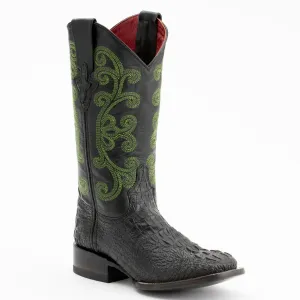 Ferrini Women's Stampede Cowhide Print Square Toe Boots 90393-04