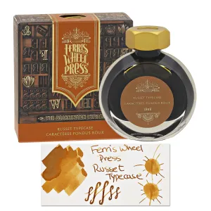 Ferris Wheel Press Bottled Ink in Russet Type Case - 38mL