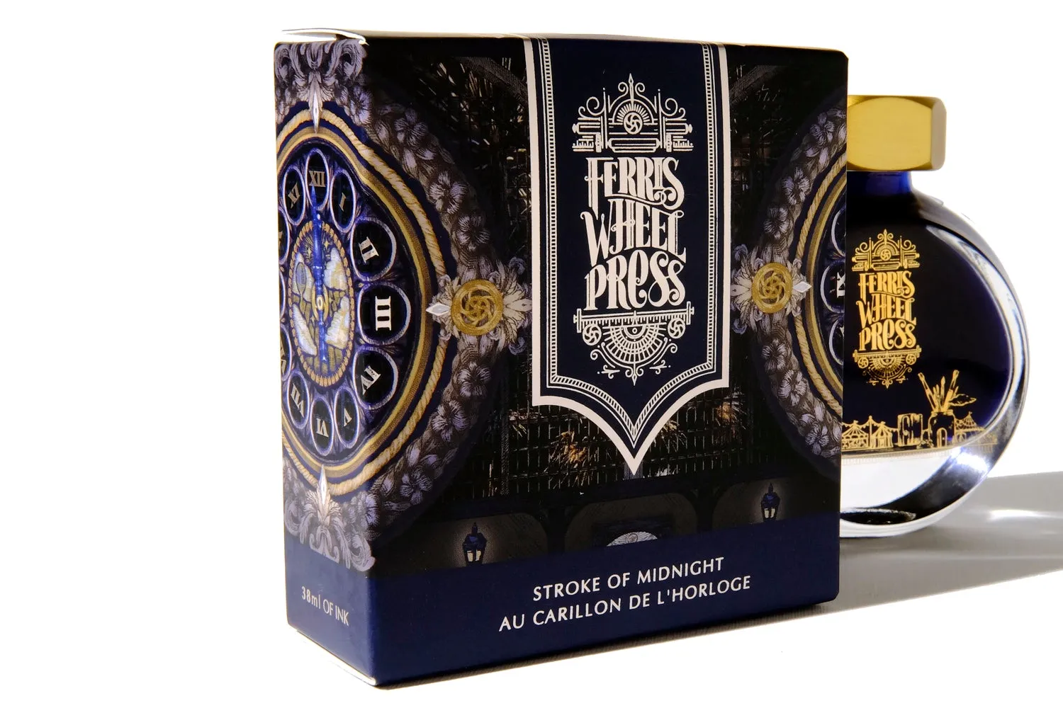 Ferris Wheel Press Stroke of Midnight - 38ml Bottled Ink