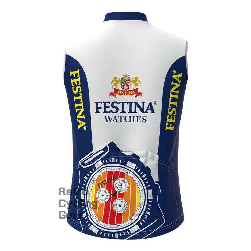 FESTINA Blue Retro Cycling Vest