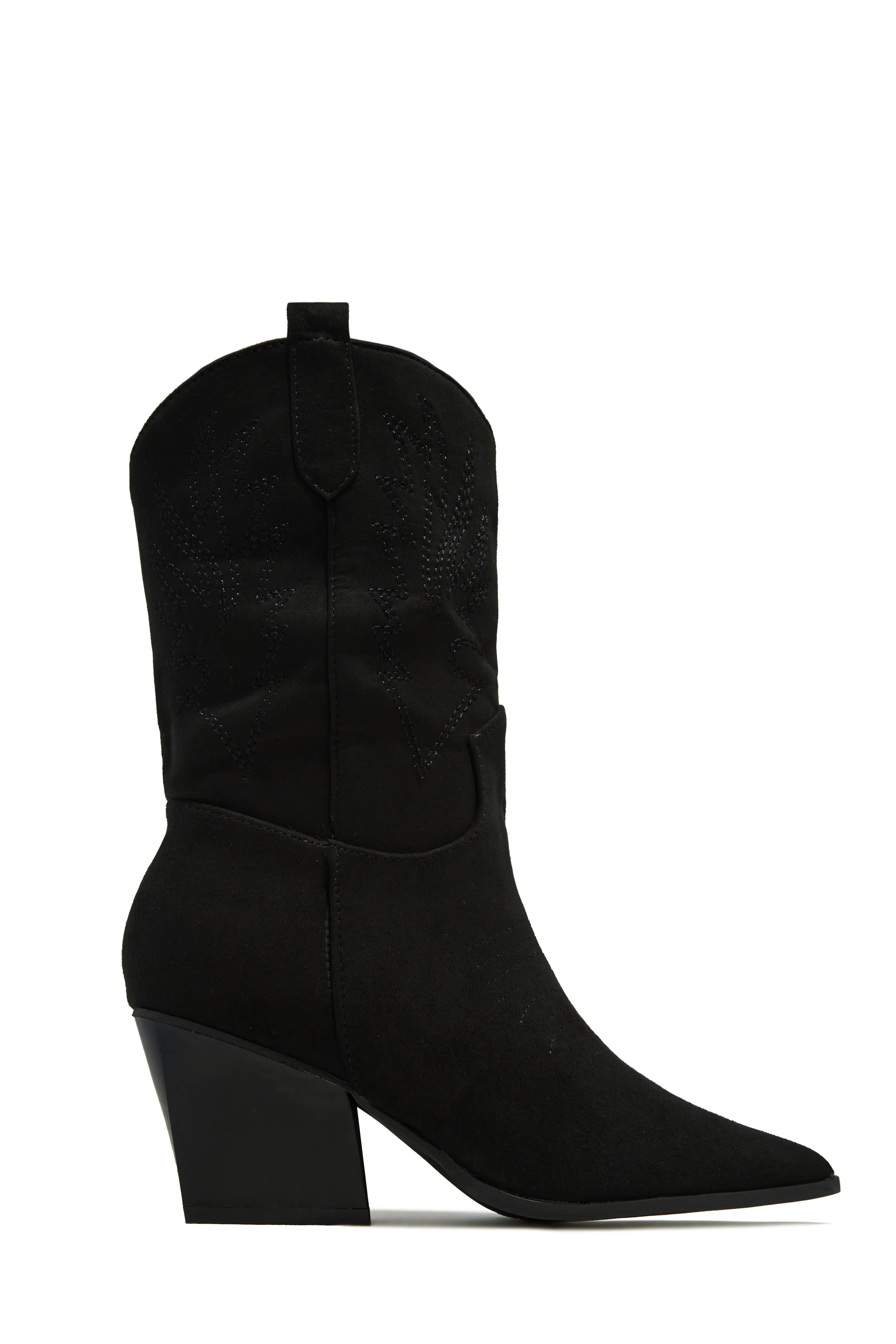 Festival Ready Cowgirl Boots - Black