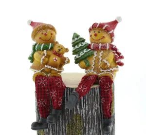 Festive 18cm Gingerbread Dangly Legs (Choice of 2)