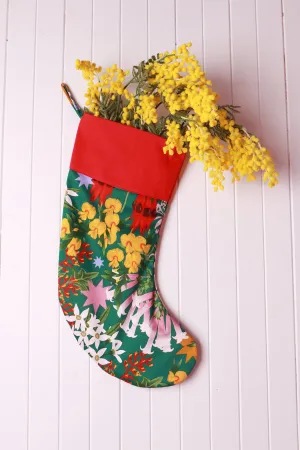 Festive Floral Stocking