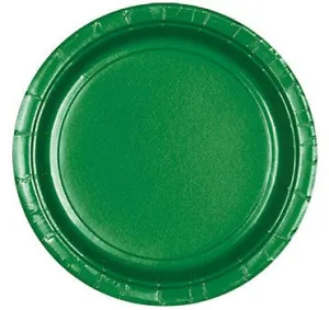 Festive Green Dinner Paper Plates 10" | 20ct