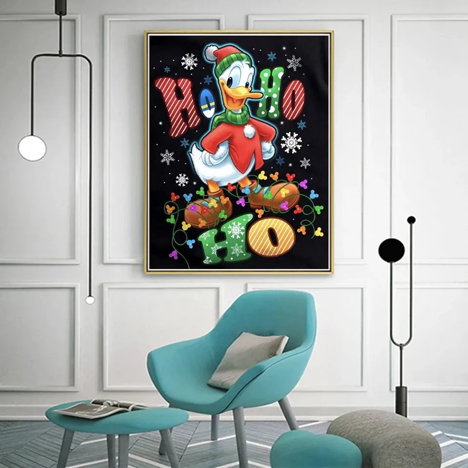 Festive Ho Ho Ho! - Christmas Diamond Painting, Full Round/Square 5D Diamonds