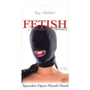 Fetish Fantasy Series Spandex Open Mouth Hood