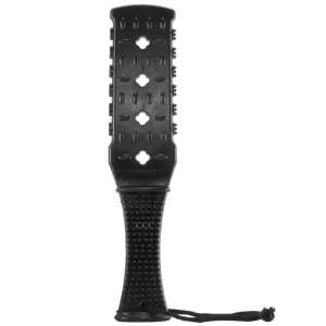 Fetish Fantasy Textured Rubber Paddle in Black