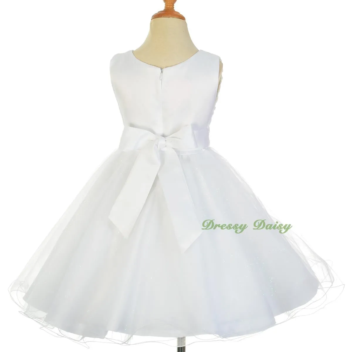 FG319 Bead Embellishment Flower Girl Dresses Pageant Party Occasion Dress Size 18 Months - 9