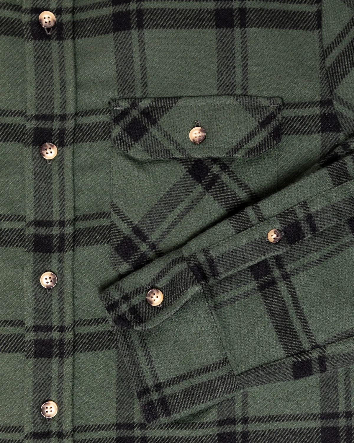 Field Grand Flannel, Dark Green