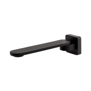 Fienza Empire Slim Swivel Bath Outlet Matte Black