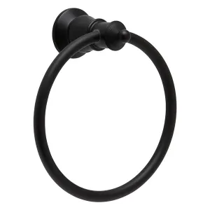 Fienza Lillian Towel Ring - Matte Black