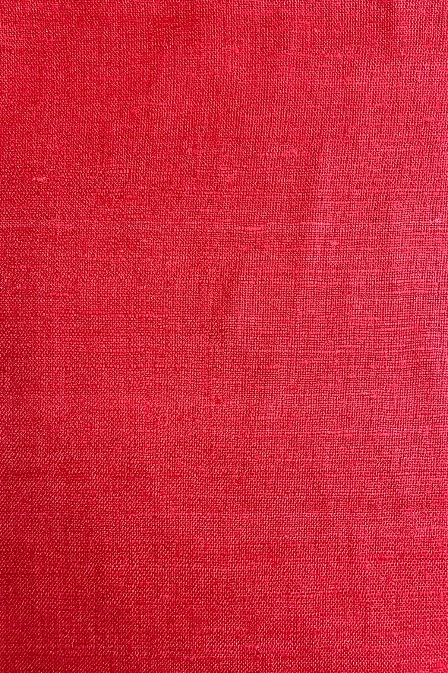 Fiery Red 1-Ply Silk Linen (Matka)