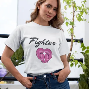 Fighter Pink Ribbon Awareness T-Shirt