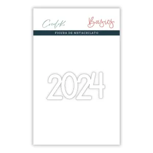 Figura en Metacrilato Blanco 2024 "script"