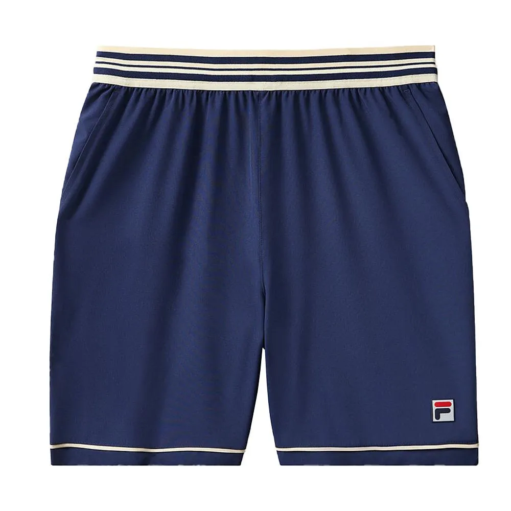 Fila Men's Casa Heritage Woven Short - Fila Navy