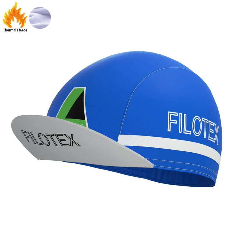 Filotex Bright Blue Fleece Retro Cycling Kits