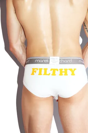 Filthy Brief- White