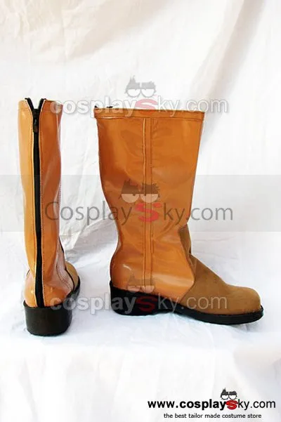 Final Fantasy 7 Aerith Cosplay Boots Brown