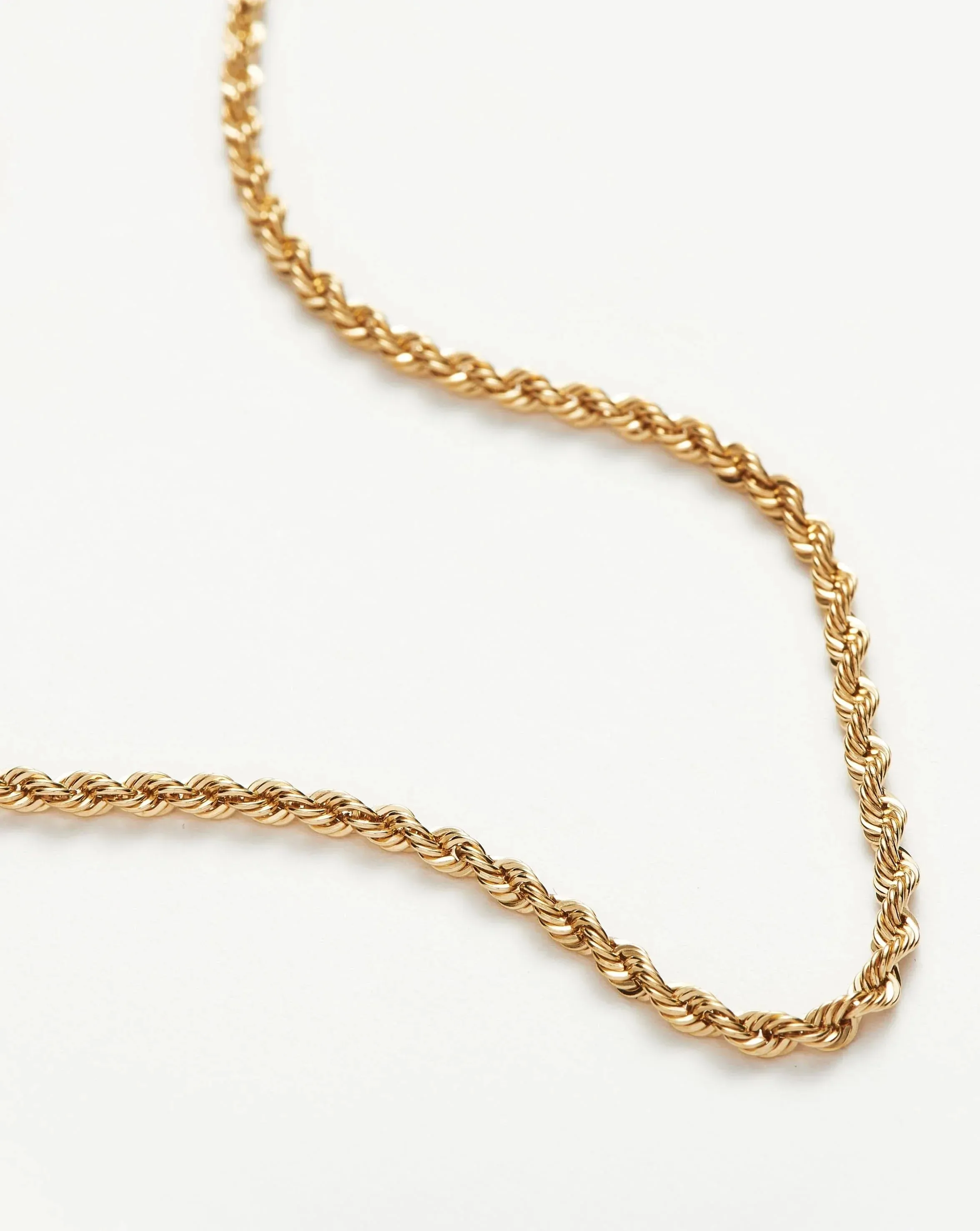 Fine Classic Rope Chain Necklace