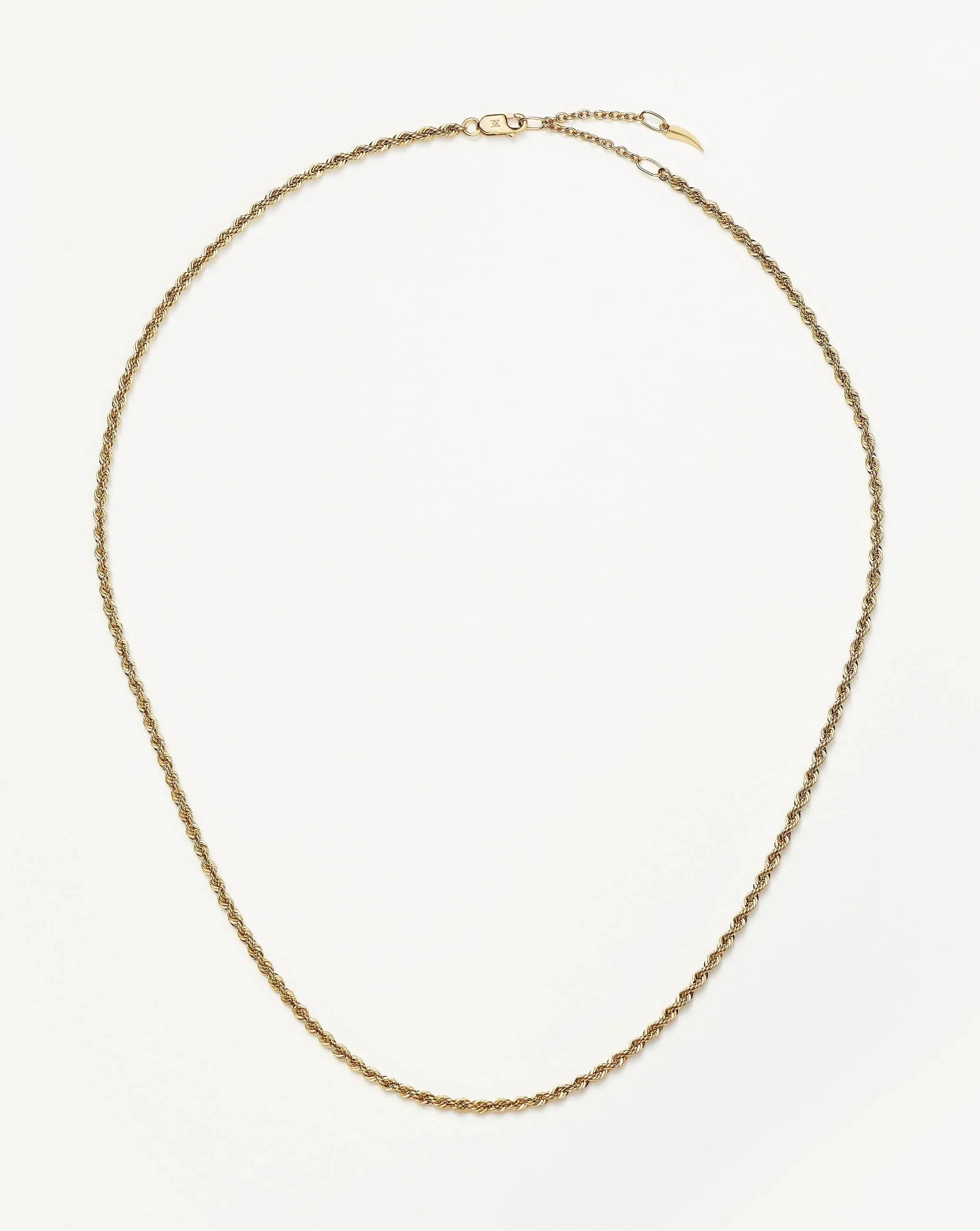 Fine Classic Rope Chain Necklace