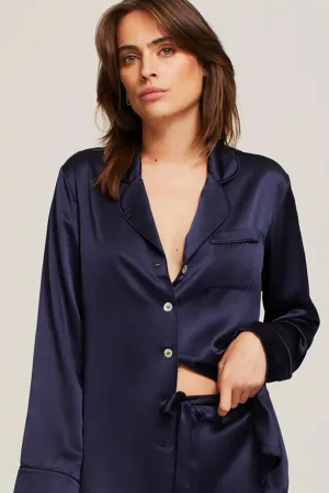 Fine Finishes Silk Pyjama Midnight